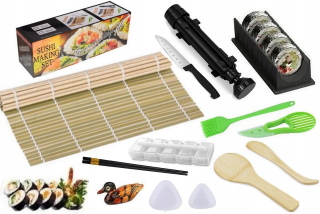SÚPRAVA SUSHI MAKER S ROLEČOVOU PODLOŽKOU SUSHI DOPLNKY BAZOOKA